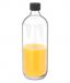 Merkloos / Sans marque Weckflessen Glazen flessen met schroefdop - Transparant - 1000 ml - Luchtdicht