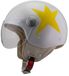 NZI Pasarela Constelación Casque jet Blanc/Jaune S