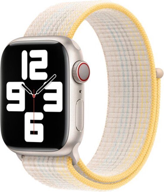 Apple Watch geweven sportbandje - Sterrenlicht