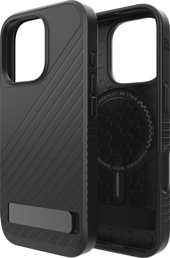 ZAGG Denali Snap Mag KS iPhone 16 Pro Case - Black