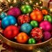 Inge-glas Inge Christmas Kleine kerstballen - 58x st - gekleurd - kunststof - 3 en 4 cm - kerstversiering