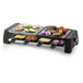 Domo DO9190G Raclette - 8 Personen - 1200W - Zwart/Grijs
