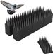 Merkloos Relaxdays Vogelwering-spikes - 20 stuks - zwart