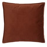 Atmosphera coussin d'appoint salon Sophia - 45 x 45 cm - Terre cuite - polyester - avec fermeture éclair
