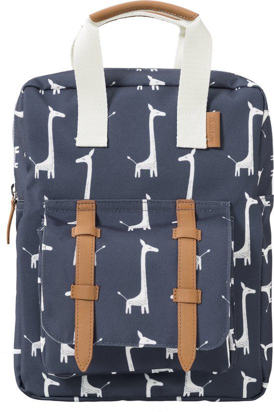 Fresk Giraf Rugzak - Blauw - 6L - Unisex - Kinderen