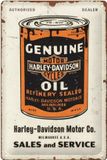 Nostalgic Art Merchandising Metalen Bord 20 x 30 cm Harley-Davidson - Genuine Olieblik