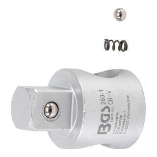 BGS Schuifgreepadapter voor Verlengstukken - 20 mm (3/4") - 1 Stuk