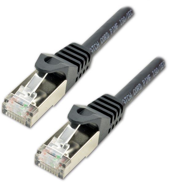 Mcl MCL FCC7BMSHF-2M/N netwerkkabel Zwart Cat7 S/FTP 2 m
