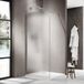 FortiFura Galeria Inloopdouche - 120x200cm - Mat Glas - Chroom