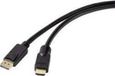 Renkforce RF-4581868 DisplayPort-kabel DisplayPort / HDMI Adapterkabel DisplayPort-stekker, HDMI-A-stekker 7.50 m Zwart