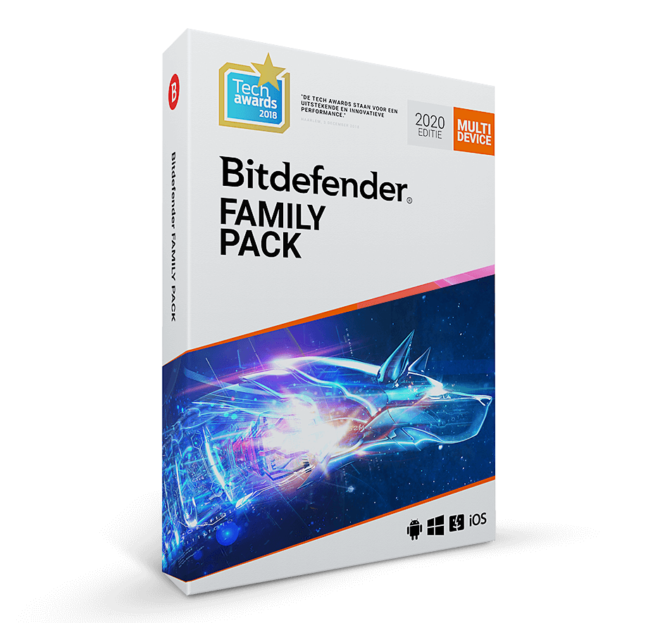 Bitdefender Family Pack 2021 | 15 Apparaten | 2jaar | Windows, Mac, Android, iOS