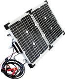 Powerplus Panneau solaire pliable 70 x 47 cm Aluminium Argent/Noir