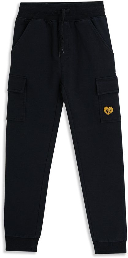 4PRESIDENT Broek Meisjes - Black - Maat 116