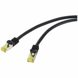 Renkforce RF-4995164 Netwerkkabel Zwart 5 m Cat6e S/FTP (S-STP) Rond