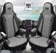 Bremer Sitzbezüge Premium Camper stoelhoezen voor Benimar Tessoro T DPL501 in Zwart/Grijs