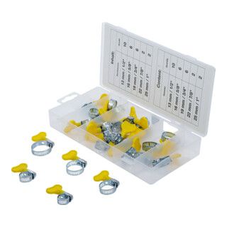 BGS Assortiment vleugelslangklemmen - 26-dlg.