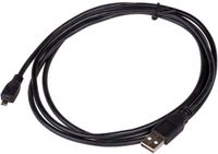 Akyga USB 2.0 A Male naar USB 2.0 Micro Female Kabel 1.5m Transparant