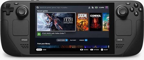 Valve Steam Deck - 256gb Console (UK) (PC) - Zwart