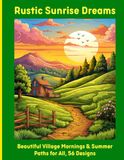 Rustic Sunrise Dreams: Beautiful Village Mornings & Summer Paths for All, 56 Designs