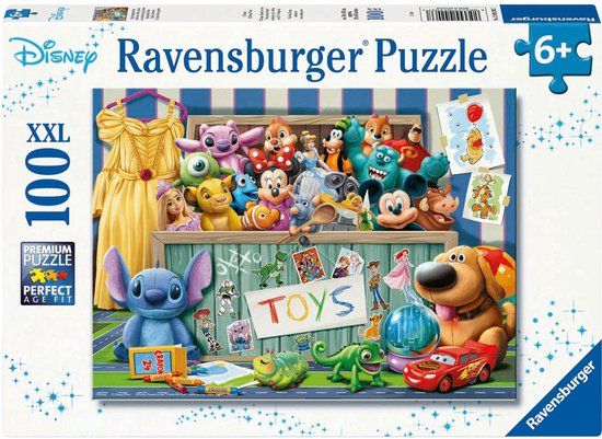 Ravensburger Disney Pixar Multicharacter Legpuzzel - 100 XXL Stukjes