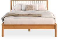 IDIMEX APOANA Bed 140x190 cm Massief Hout Eiken
