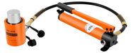 StarTech Hydraulische handpomp set - BSC-20+CP-180: handmatige hydraulische pomp - handbediend - draagbaar - geschikt voor werkplaats en bouwplaats - oranje
