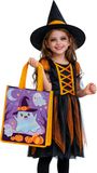 FIESTAS GUIRCA Tas met monsters van metaal (36 x 30 cm), accessoires voor Halloween en Oktoberfest, ideaal voor kinderen en volwassenen, zwart