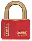 ABUS T84MB hangslot met 2 sleutels Rood