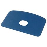 Maya Professional Tools 71910-2 deegspatel met gat, flexibel, metaal- en röntgenherkenning, FBK/levensmiddelhygiëne, 146 mm x 98 mm x 1,65 mm, blauw