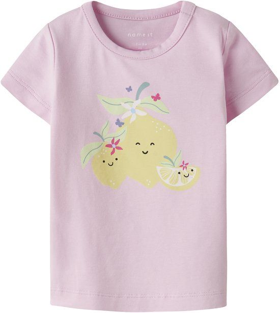 NAME IT NBFFITRUZ SS TOP BOX Baby T-shirt Lichtroze 68