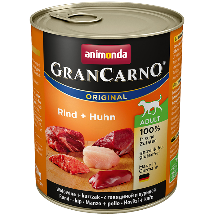 Animonda GranCarno Original Rund+Kip Grancarno Kalkoen+Eend 82741