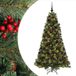 vidaXL Kunstkerstboom met kerstbal 210 cm 300 LED's Warmwit
