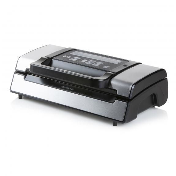 DOMO DO331L Vacuum Sealer - Black/Silver - Touch Control - Includes Vacuum Roll & Container
