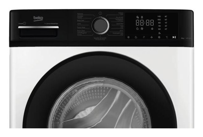 Beko B1W864WB 8 kg 1400 RPM White Front Load Washing Machine