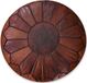 Poufs&Pillows Pouf en cuir - Cinnamon bruin - Rond - Cuir - 55 cm