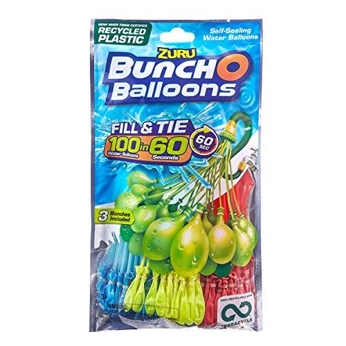 ZURU Bunch o Balloons - 100 Water Balloons in 60 Seconds - 3 Bundles