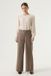 Garcia V260314 Dames Wide Leg Fit High Waist Broek Bruin L