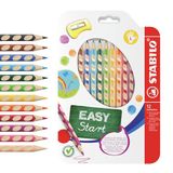 STABILO Ergonomisch Kleurpotloden voor linkshandigen - EASYcolors - Etui met 12 kleuren