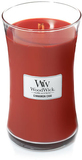WoodWick Cinnamon Vanilla Scented Candle - Red - 1 Piece