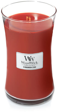 WoodWick Cinnamon Vanilla Scented Candle - Red - 1 Piece