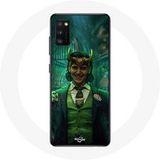 Maniacase Hoesje voor Samsung Galaxy S20 Plus Loki Thor Ragnarok met Helm Karakter Poster Serie Seizoen 1