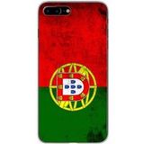 1001 coques Apple iPhone 7 Plus Siliconen hoesje Portugese vlag