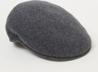 Kangol Flat cap van wol - Grijs - Maat L