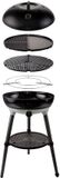 Cadac Carri Chef 50 Draagbare Gasbarbecue – Ø 46 cm Kookoppervlak – Verstelbare Stelpoot & Tafelmodel Optie – Inclusief Kruidenrek, Roosters, Thermometer & Draagtas