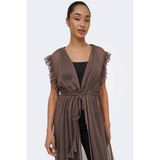 ONLY - ONLLILJA LIFE BEACH DRESS ACC - Maxi jurk - V-hals - Korte mouw - Shopping Bag - L/XL