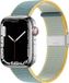 By Qubix - Nylon bandje met klemsluiting - Teal - Geschikt voor Apple Watch 44mm / 45mm / 46mm / 49mm