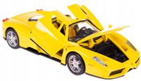 Bburago Ferrari Enzo Modèle Auto 1:24 Jaune Métal