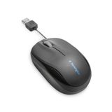 Kensington Pro Fit™ Intrekbare Bedrade USB Muis - Zwart