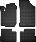 Wielganizator BasicProtect Serie - Rubber Automatten - 4 stuks - Antislip - Compatibel met Hyundai ix20 (2010-2018)