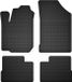 Wielganizator BasicProtect Serie - Rubber Automatten - 4 stuks - Antislip - Compatibel met Hyundai ix20 (2010-2018)